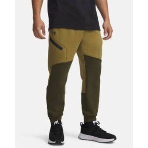 Under Armour unstoppable green Fleece Joggers sweatpants mens sz XLT 1379808 309